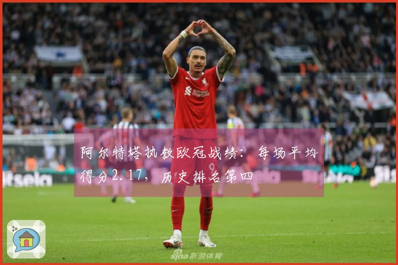 阿尔特塔执教欧冠战绩：每场平均得分2.17，历史排名第四